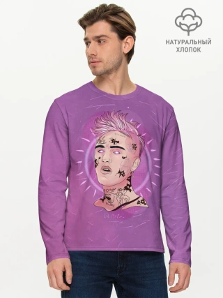 Мужской лонгслив базовый / Purpule Peep