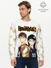Мужской лонгслив базовый / Майкл и Лили в роли персонажей Haikyuu!!