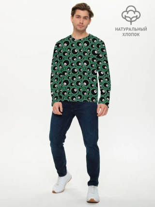 Мужской лонгслив базовый / Бильярдные Шары