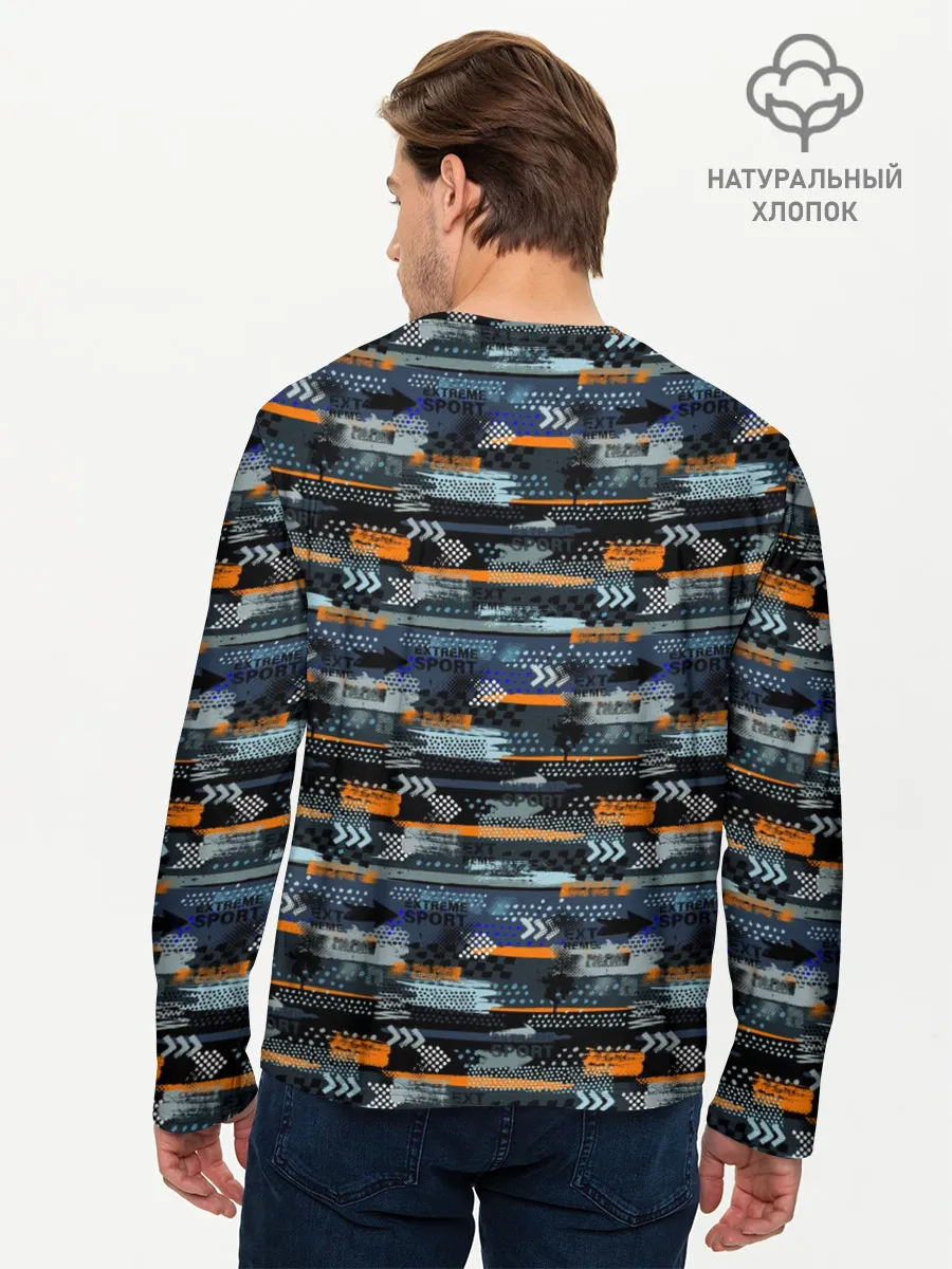 Мужской лонгслив базовый / Экстрим