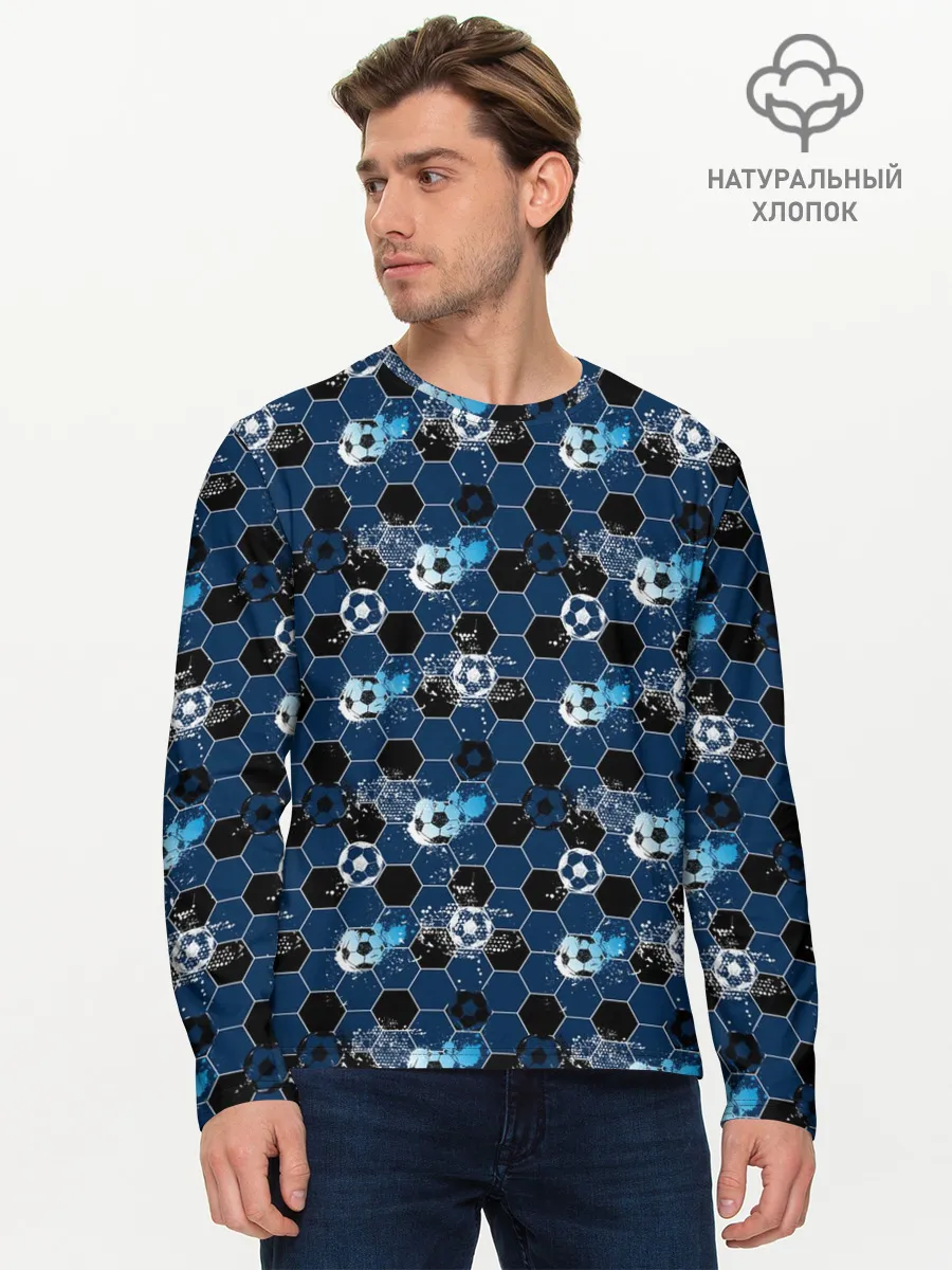 Мужской лонгслив базовый / Football