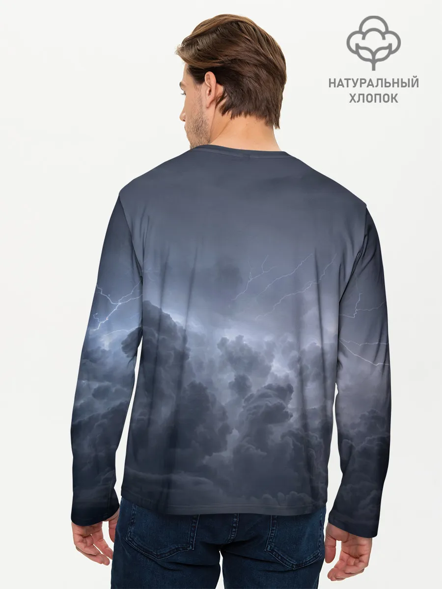 Мужской лонгслив базовый / НЕБО СЛАВЯН | СЛАВЯНСТВО
