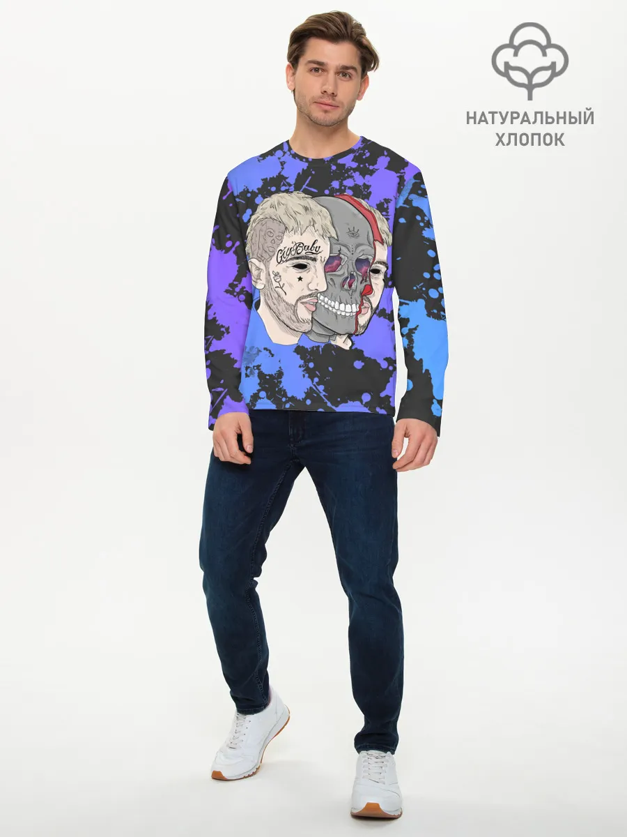 Мужской лонгслив базовый / Lil Scull