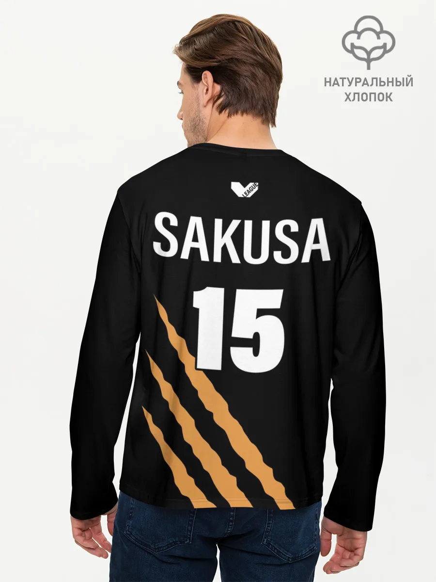 Мужской лонгслив базовый / 15 | MSBY | BLACK JACKALS