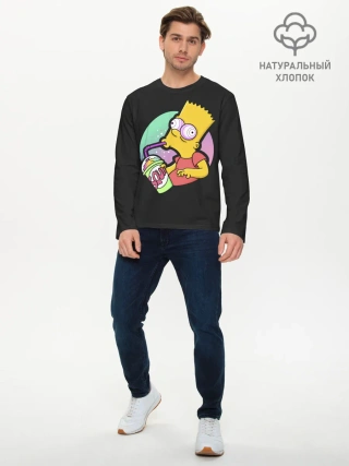 Мужской лонгслив базовый / Барт с содой