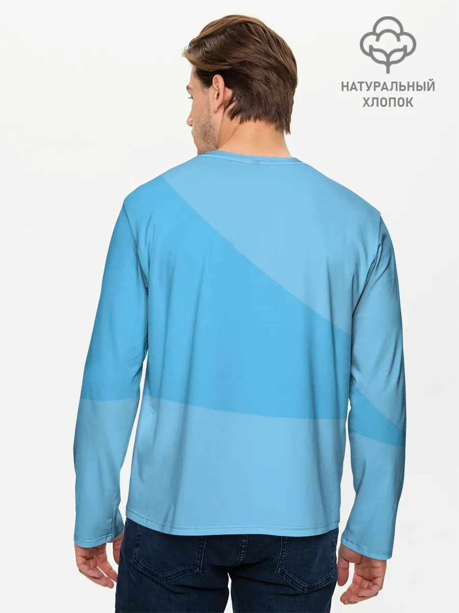 Мужской лонгслив базовый / Автобус в Неверленд