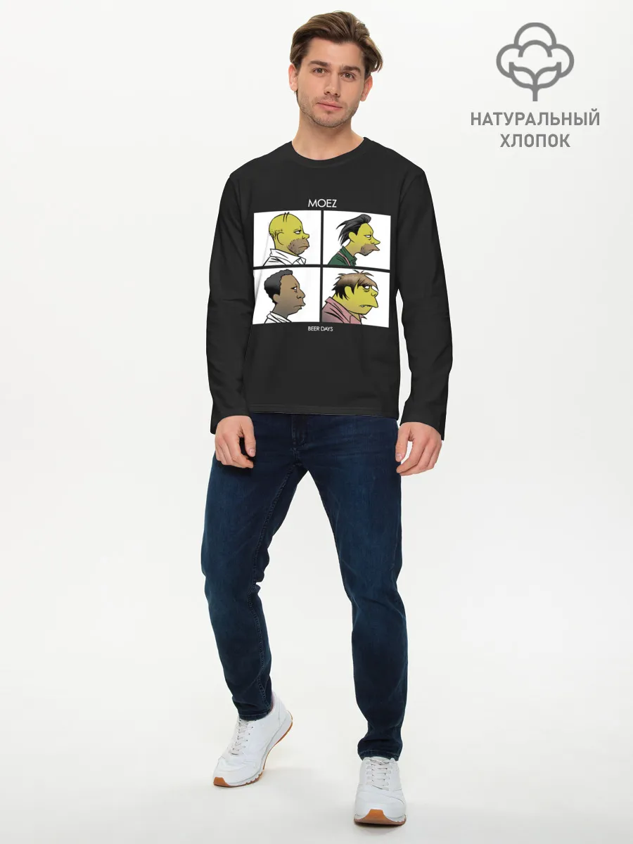 Мужской лонгслив базовый / Mozes band