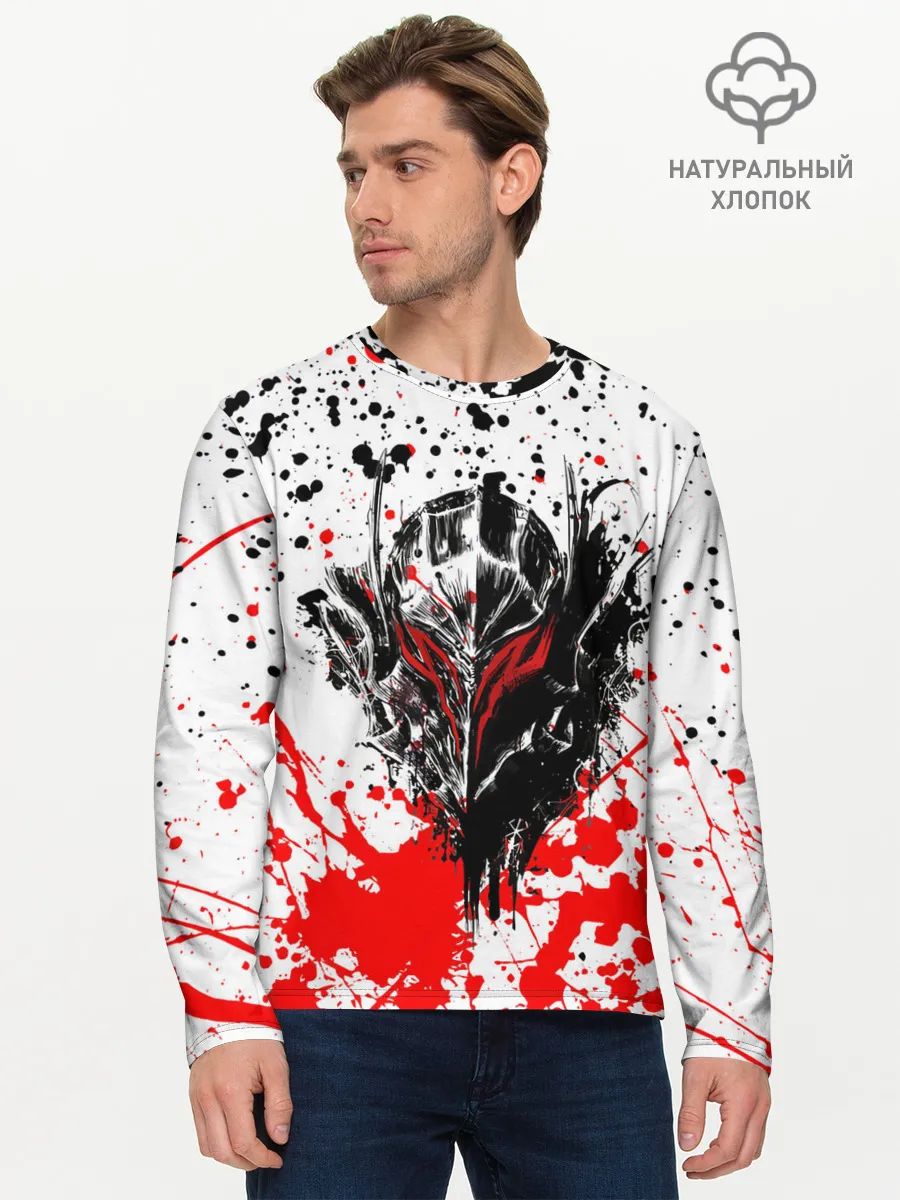 Мужской лонгслив базовый / Броня Берсерка.