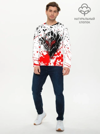 Мужской лонгслив базовый / Броня Берсерка.