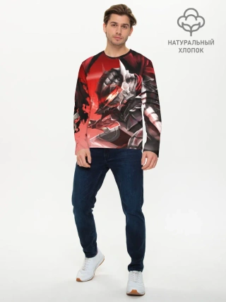 Мужской лонгслив базовый / БЕРСЕРК с двух сторон