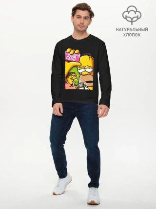 Мужской лонгслив базовый / Drunk club