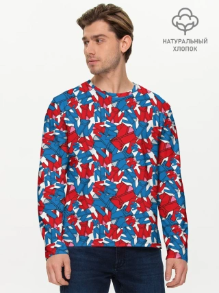 Мужской лонгслив базовый / Кимоно