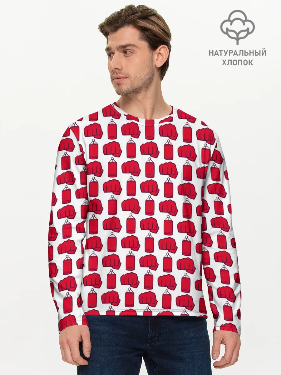 Мужской лонгслив базовый / KickBoxing