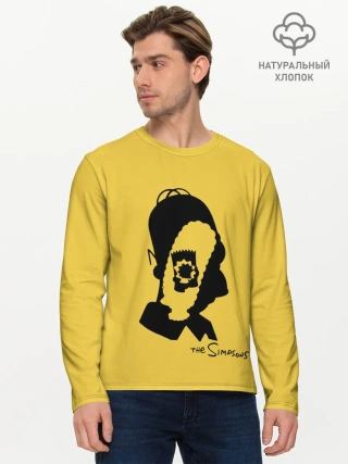 Мужской лонгслив базовый / Simpsons family
