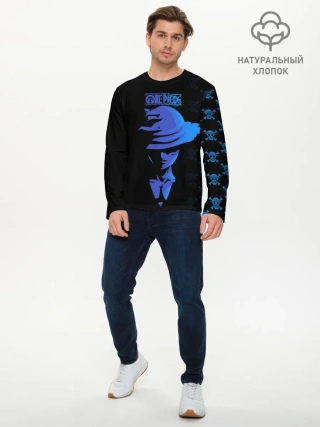 Мужской лонгслив базовый / Манки Д. Луффи One Piece