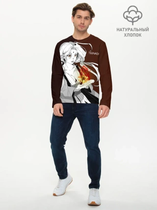 Мужской лонгслив базовый / Цунаде