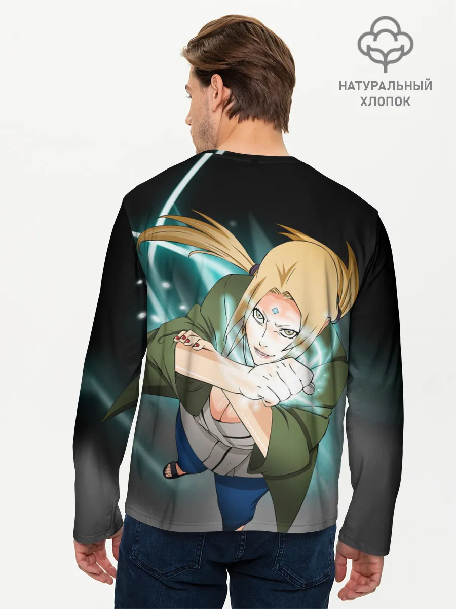 Мужской лонгслив базовый / Цунаде