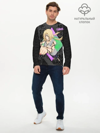 Мужской лонгслив базовый / Narurto Цунаде