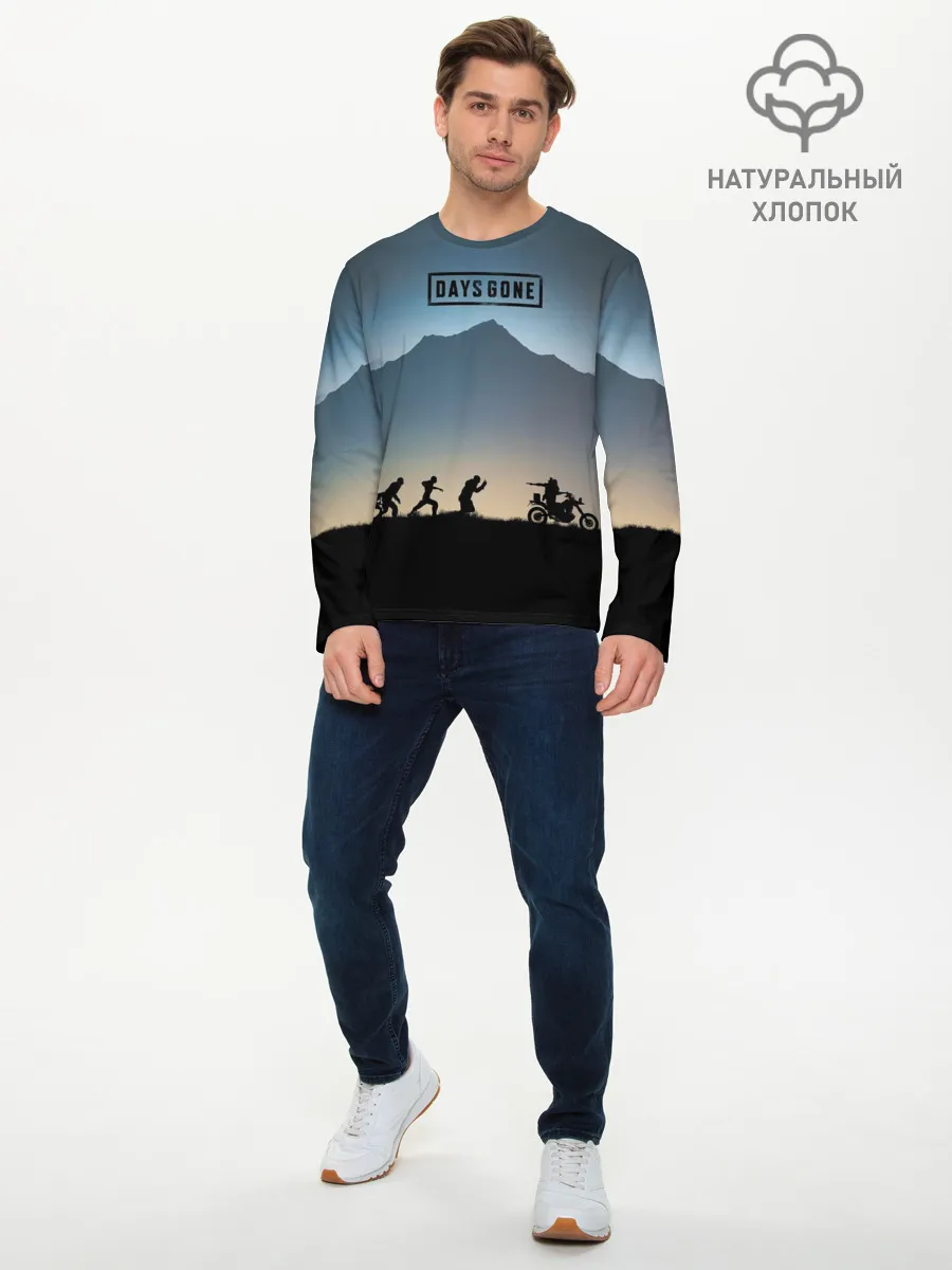 Мужской лонгслив базовый / Days Gone