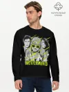 Мужской лонгслив базовый / Nevermind