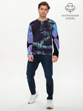 Мужской лонгслив базовый / Cuber skelet