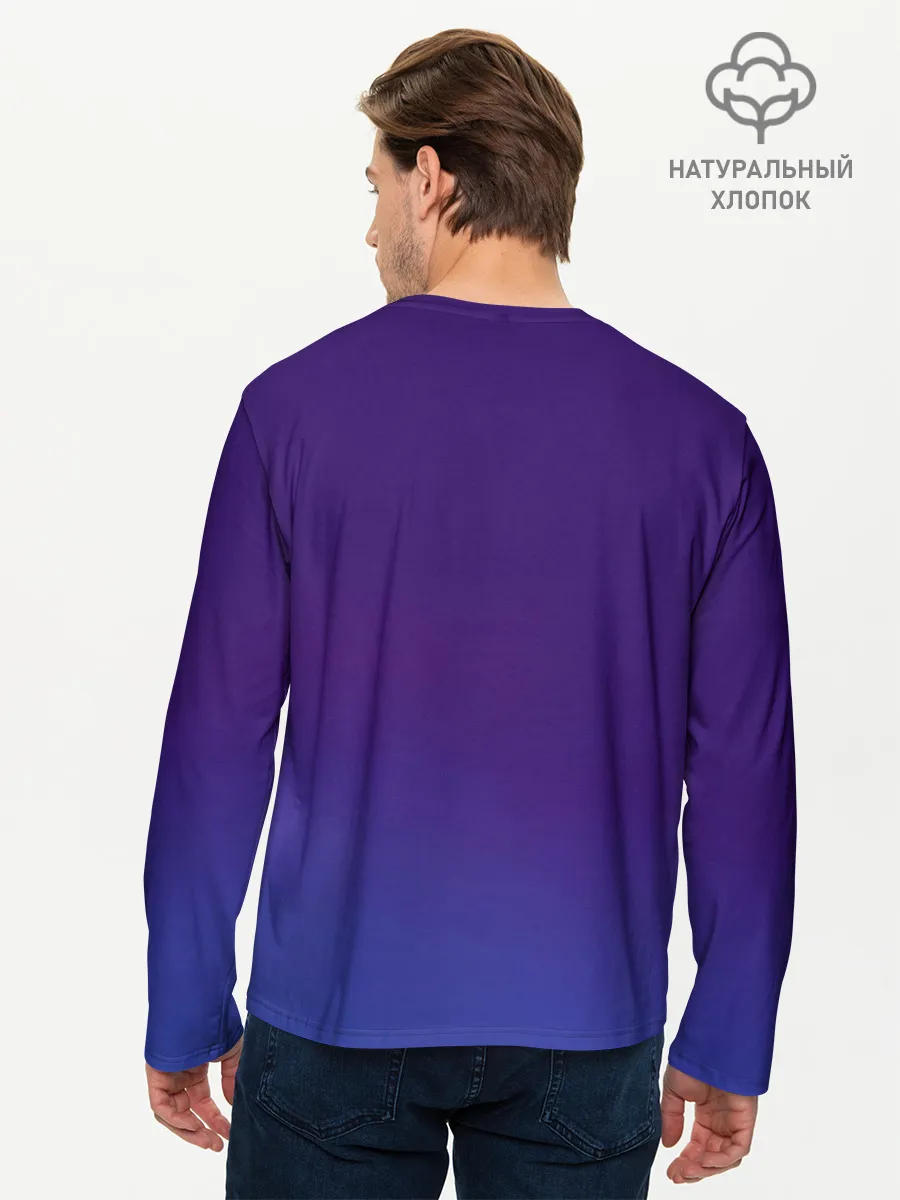 Мужской лонгслив базовый / Metallica Neon