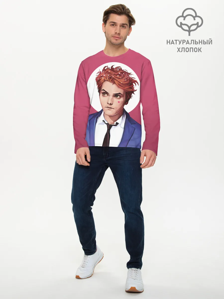 Мужской лонгслив базовый / Уэй