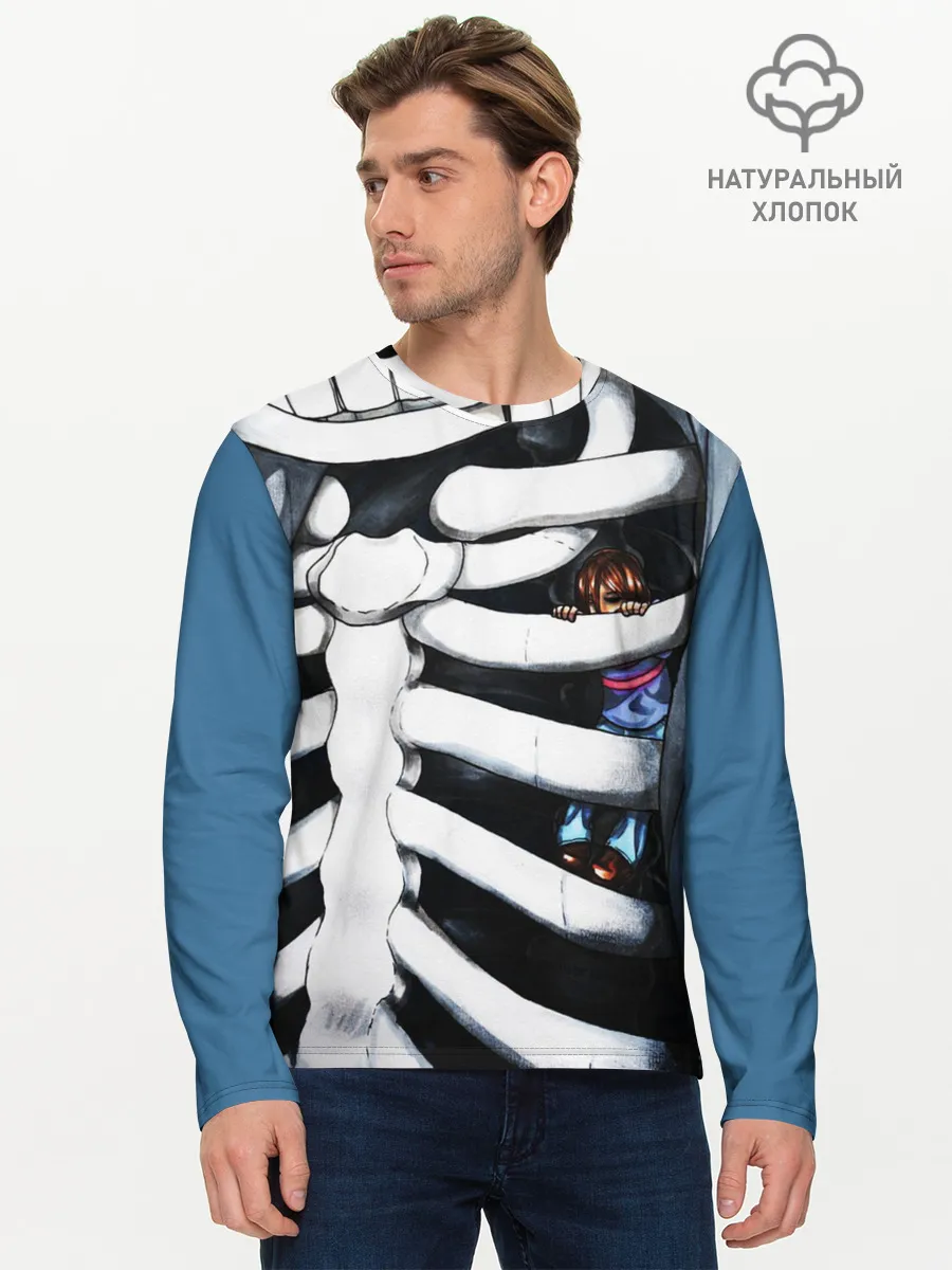 Мужской лонгслив базовый / SANS AND FRISK