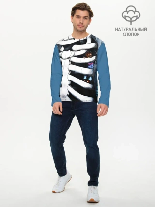 Мужской лонгслив базовый / SANS AND FRISK