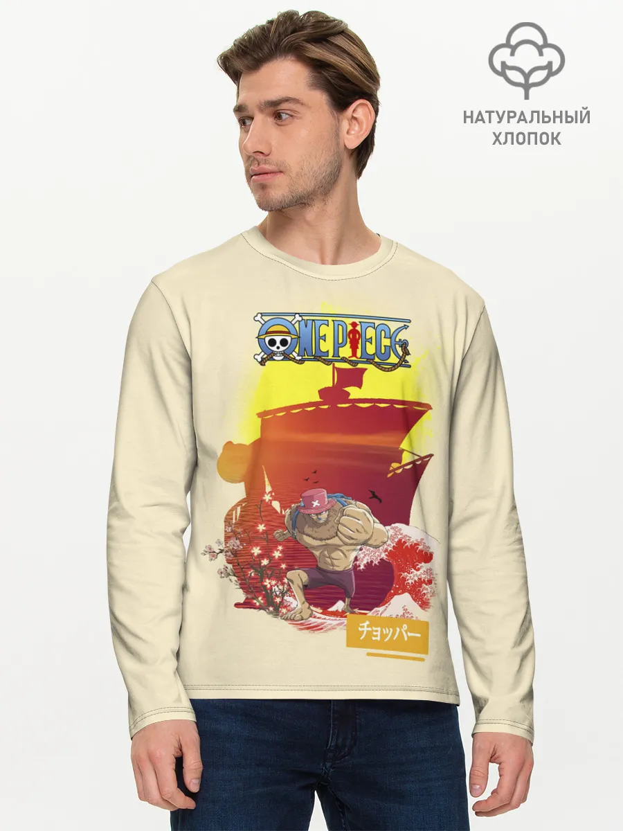 Мужской лонгслив базовый / Тони Тони Чоппер | One Piece