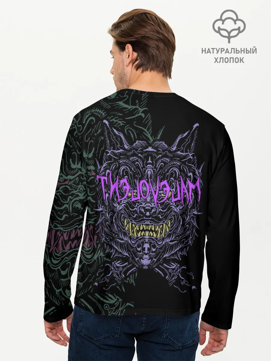 Мужской лонгслив базовый / MALEVOLENT / ANGRY DOG