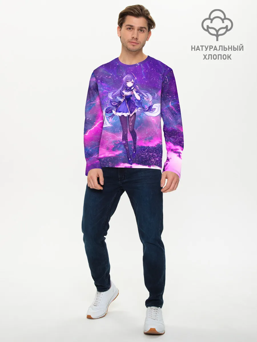 Мужской лонгслив базовый / Genshin Impact Кэ Цин