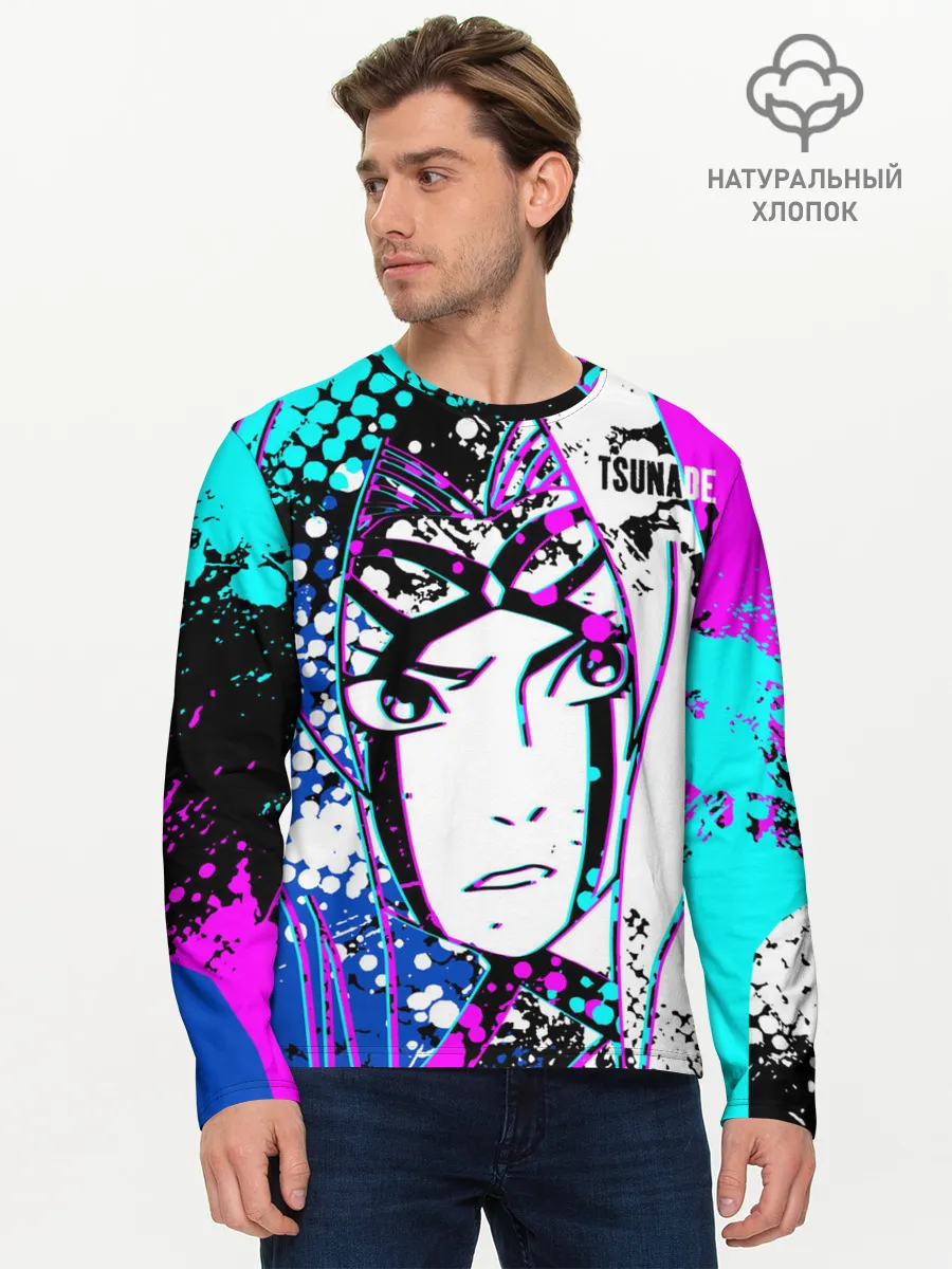 Мужской лонгслив базовый / Цунаде