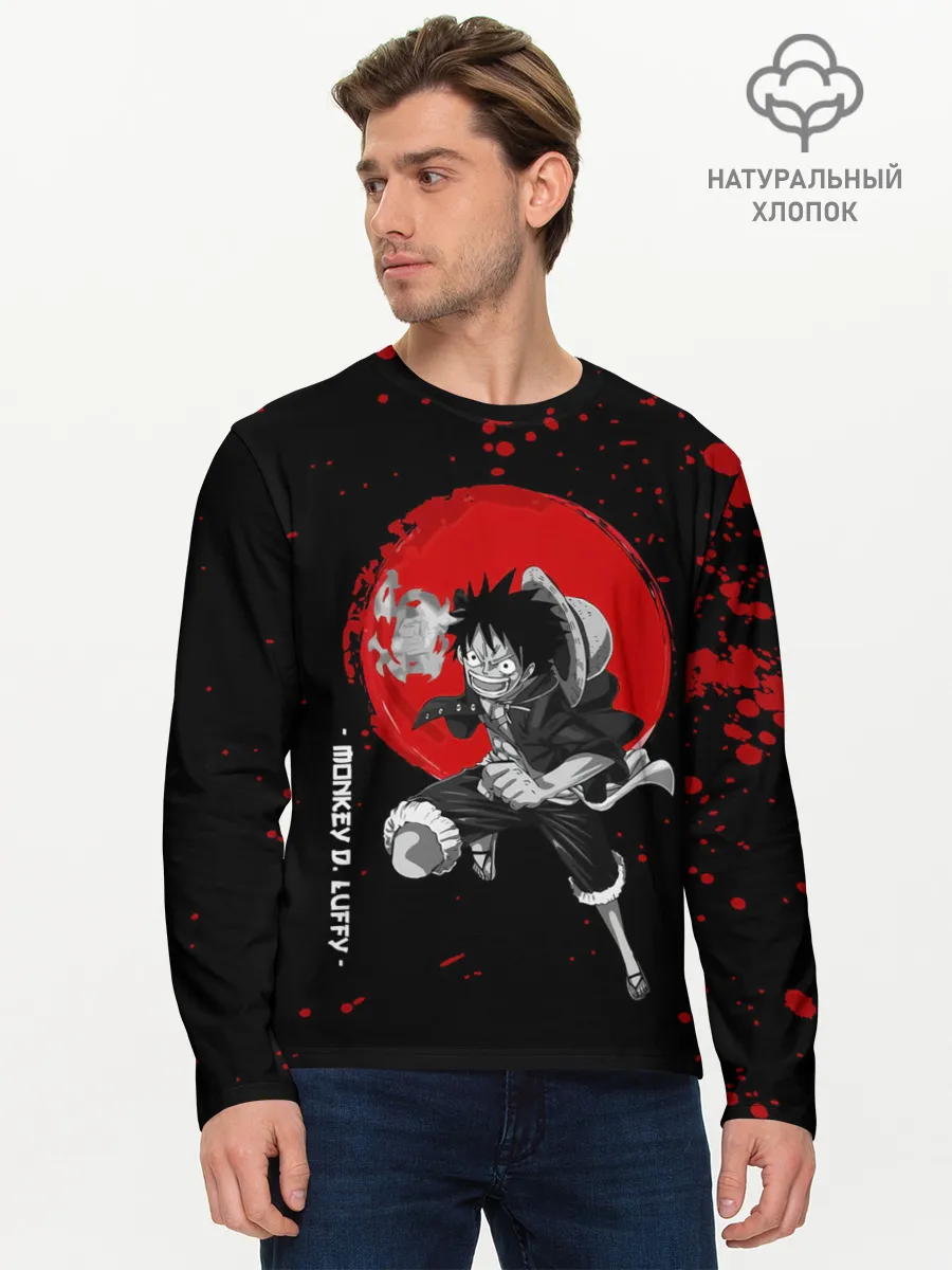 Мужской лонгслив базовый / Monkey D. Luffy One Piece
