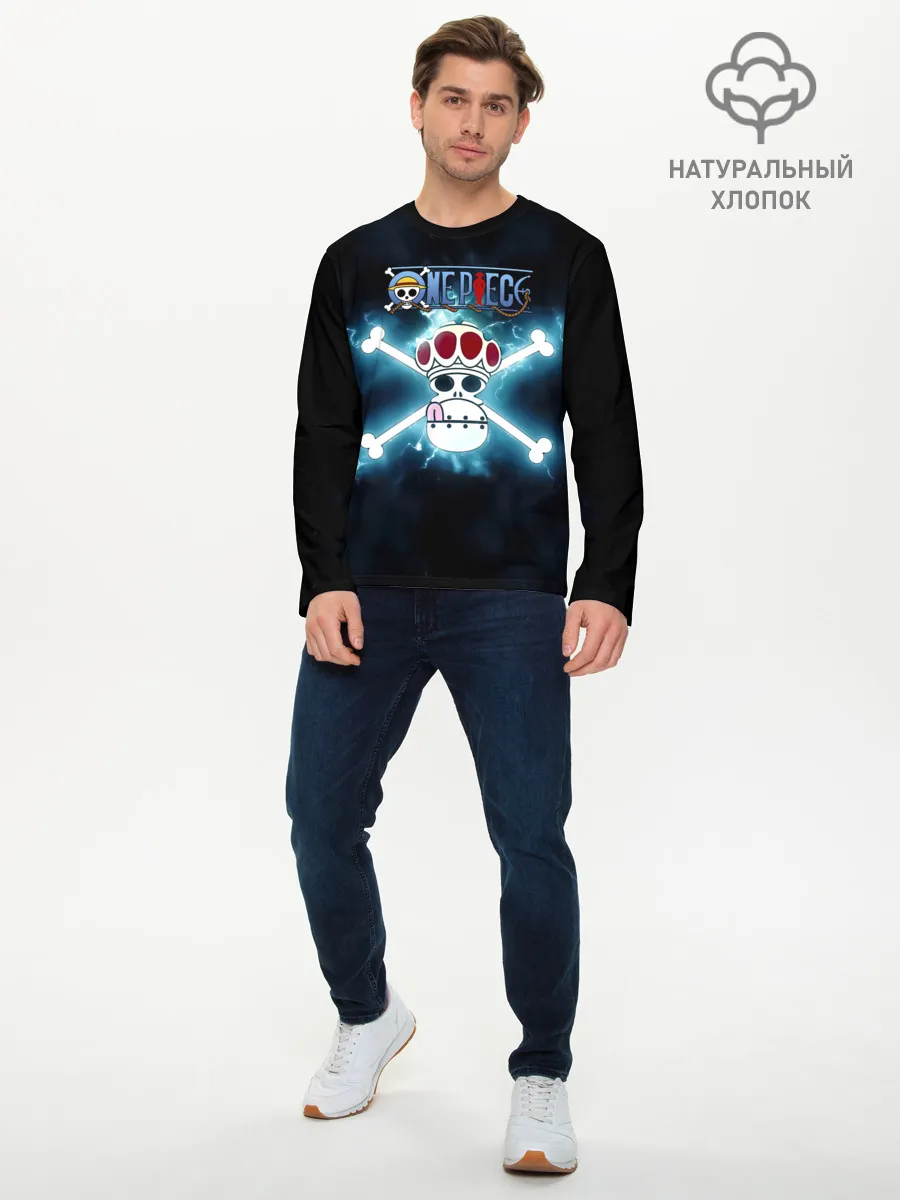 Мужской лонгслив базовый / Пираты Вапола One Piece
