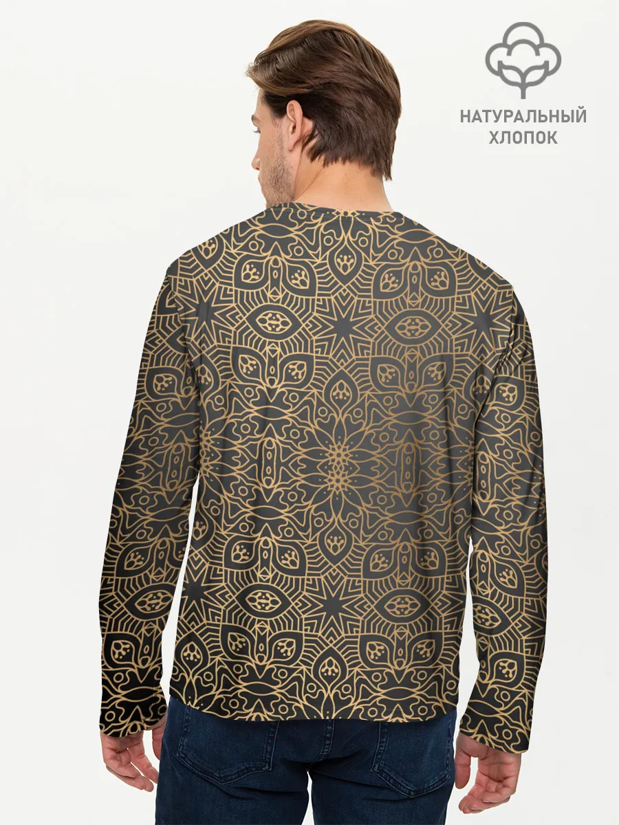Мужской лонгслив базовый / ПерсидСкие Узоры