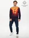Мужской лонгслив базовый / СИРЕНОГОЛОВЫЙ ORANGE