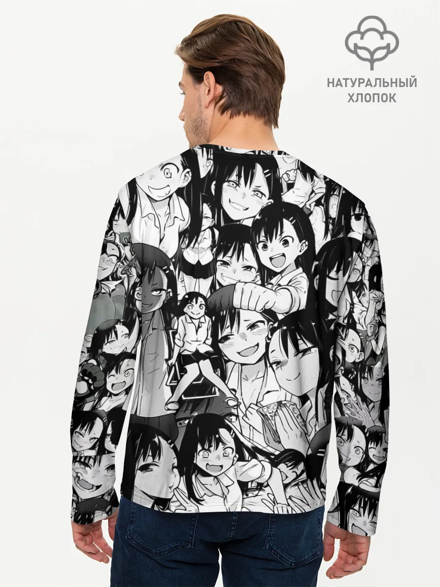 Мужской лонгслив базовый / Nagatoro Sempai