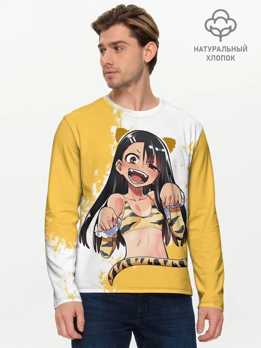 Мужской лонгслив базовый / Nagatora Tigra