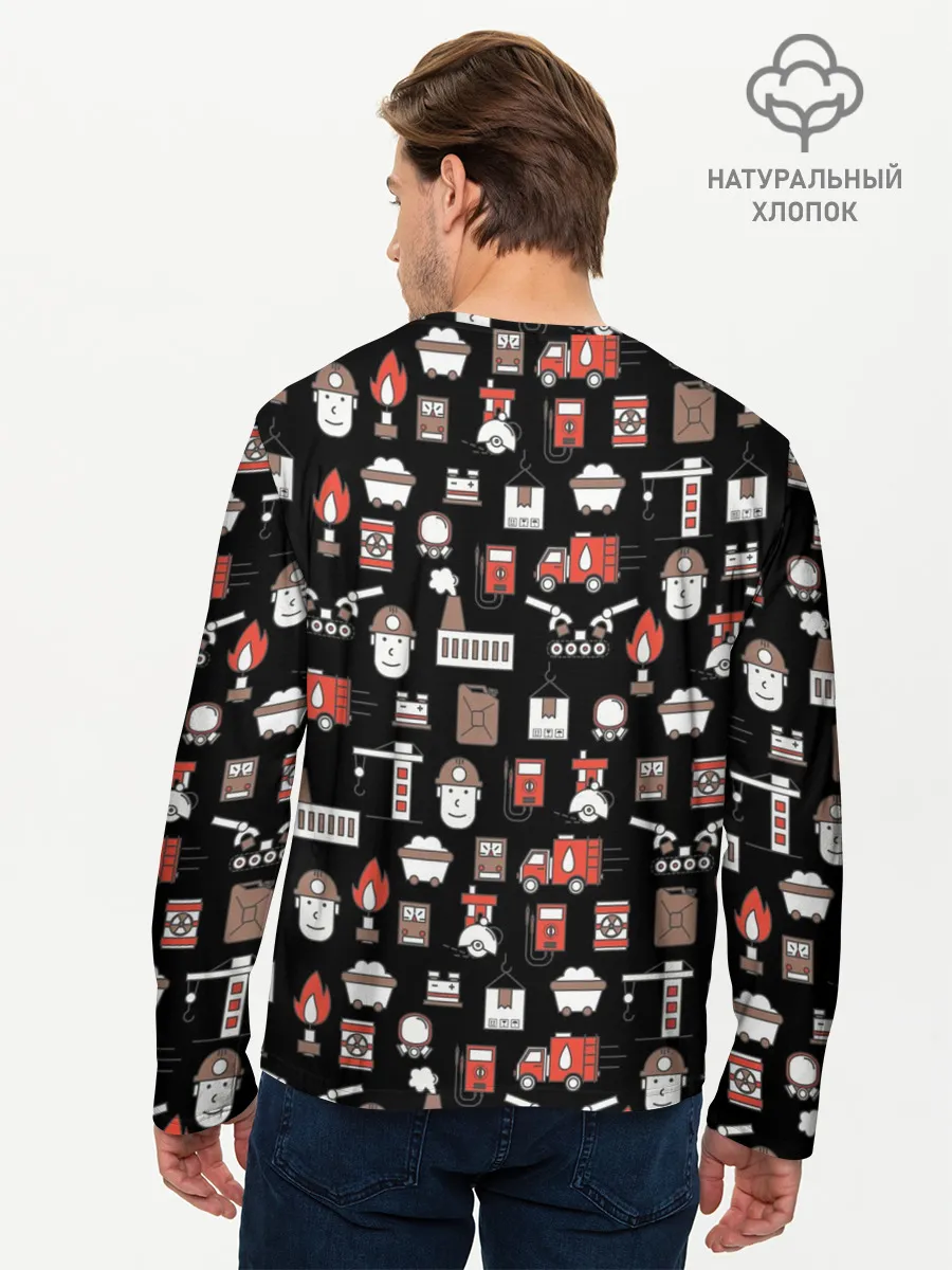 Мужской лонгслив базовый / Металлург