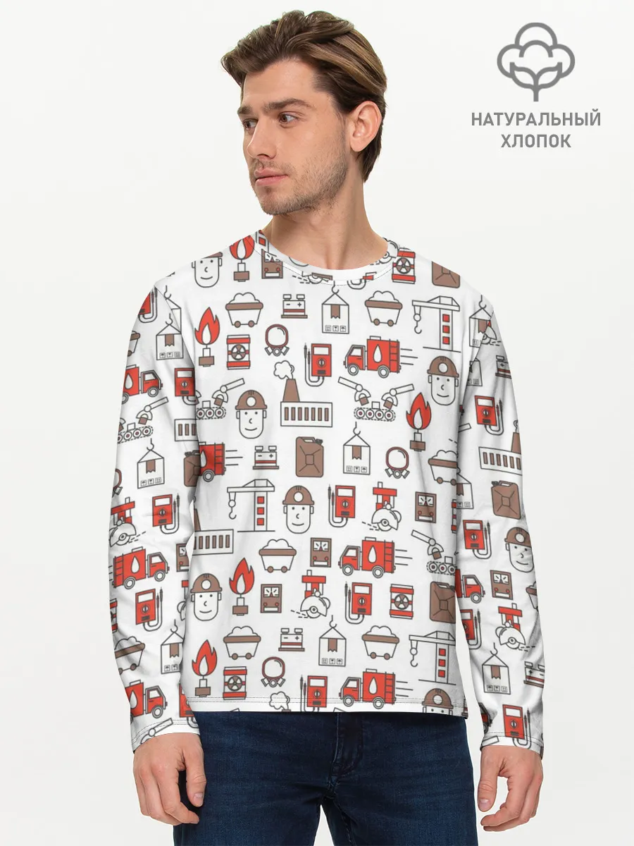 Мужской лонгслив базовый / Металлург