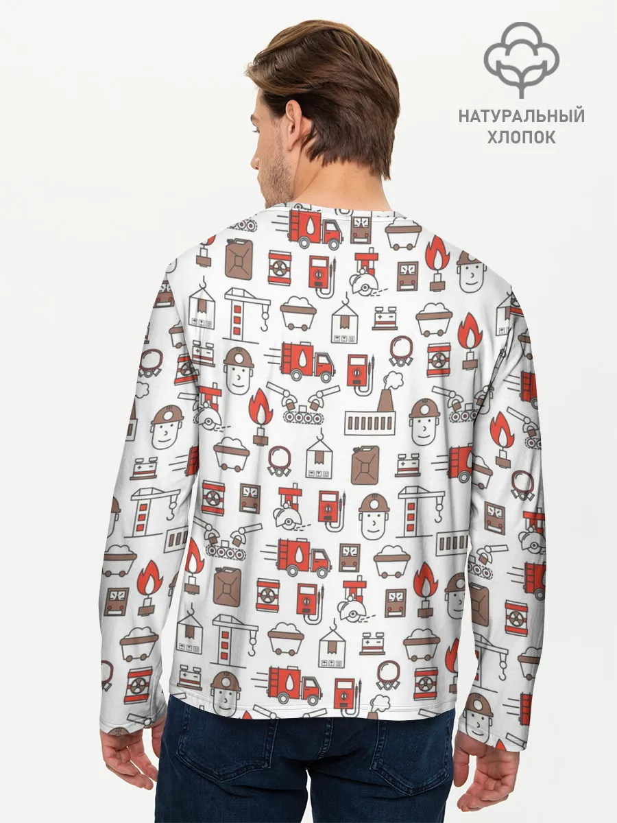 Мужской лонгслив базовый / Металлург