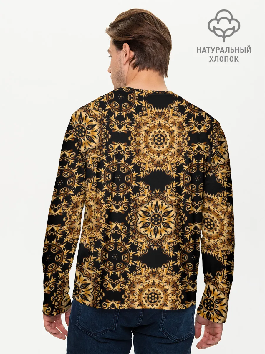Мужской лонгслив базовый / классические узоры