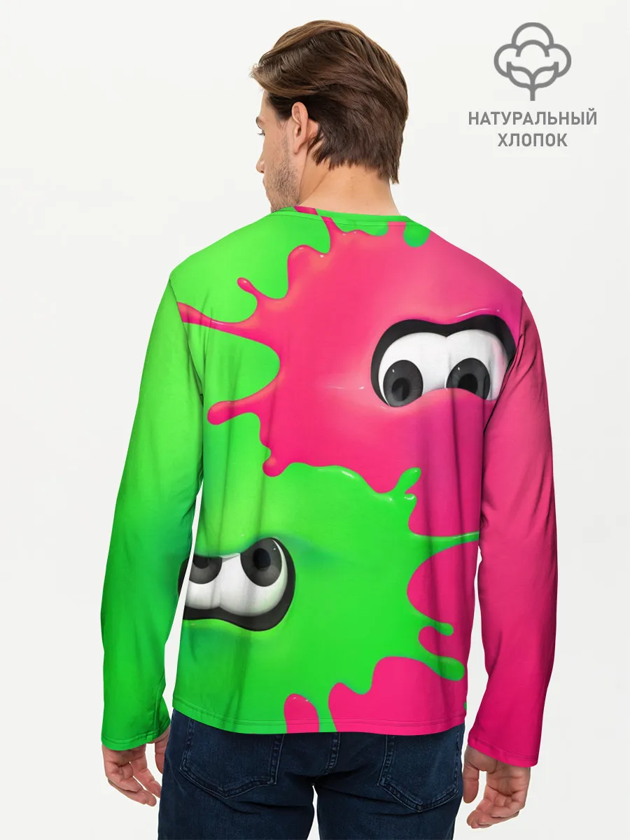 Мужской лонгслив базовый / Splatoon