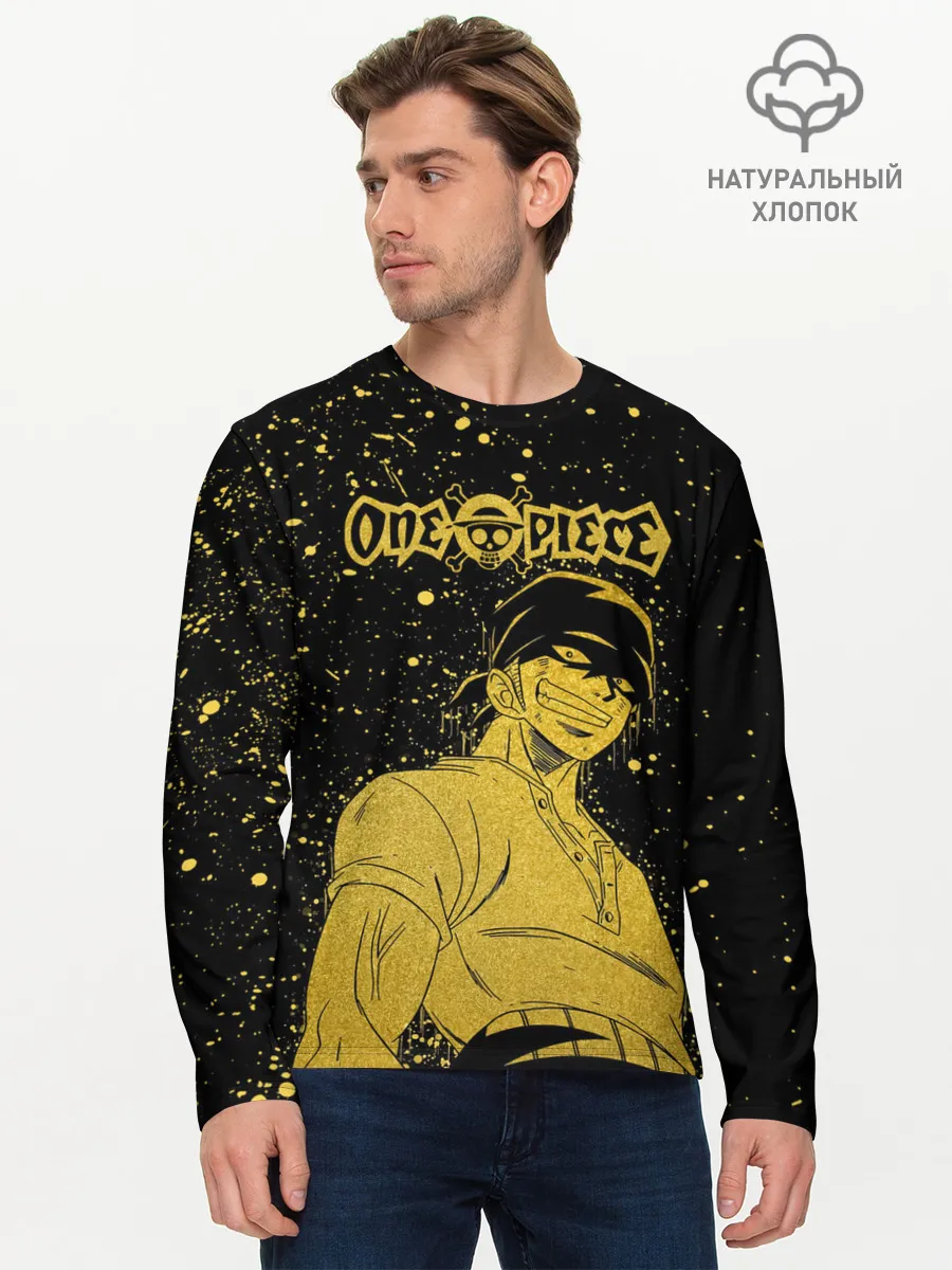 Мужской лонгслив базовый / Ророноа Зоро | One Piece. Большой куш