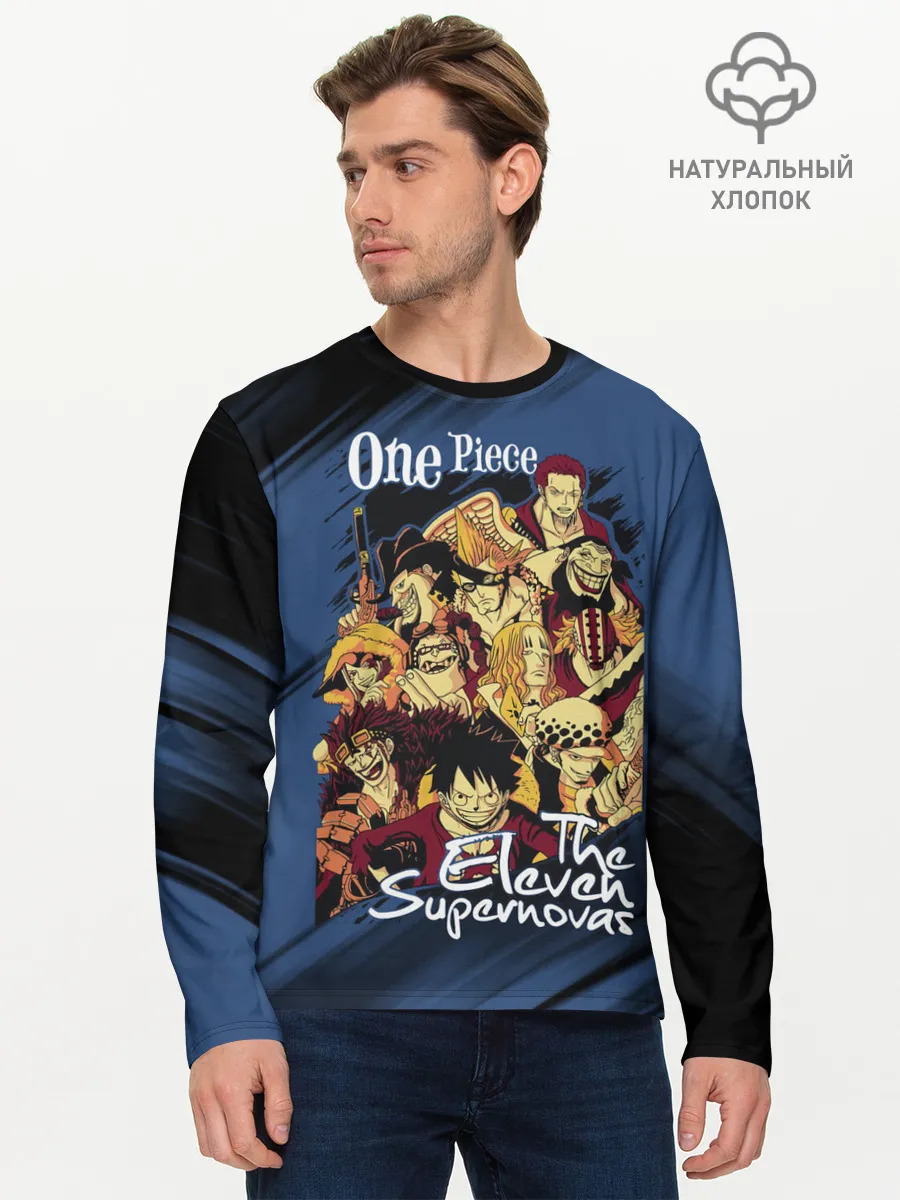 Мужской лонгслив базовый / One Piece | The Eleven Supernovas