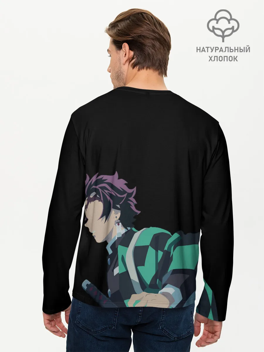 Мужской лонгслив базовый / Tanjirou Kamado