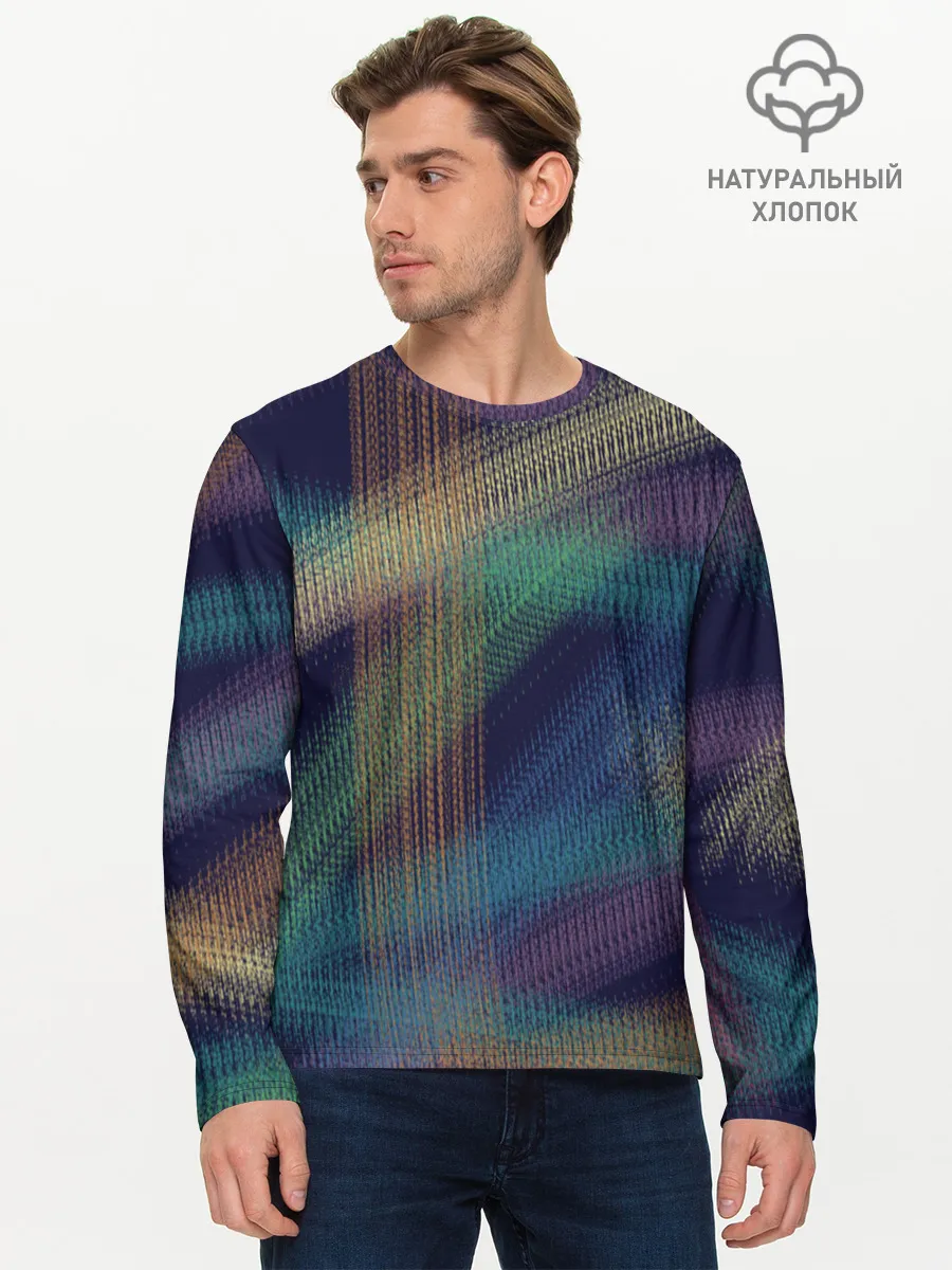 Мужской лонгслив базовый / разноцветная