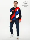 Мужской лонгслив базовый / SUZUKI / СУЗУКИ / RACING