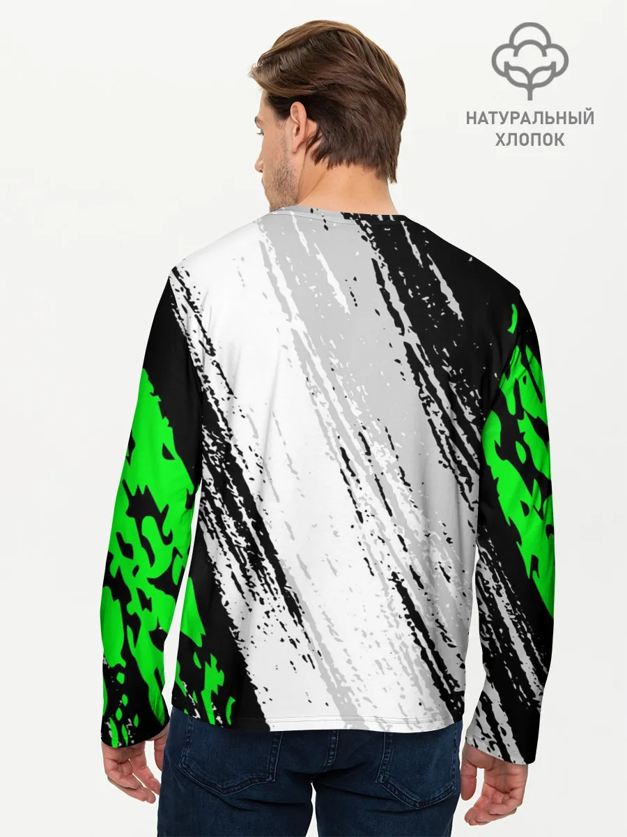 Мужской лонгслив базовый / KAWASAKI / КАВАСАКИ / SPORT